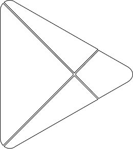 Google Play Logo White